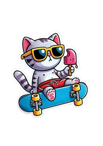 Chill cat sk8t
