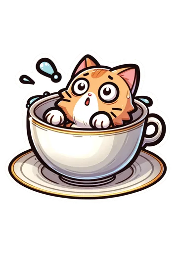 Cup cat