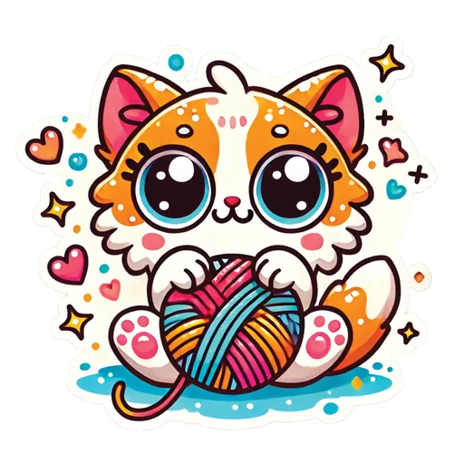 Cute cat cu sfoara
