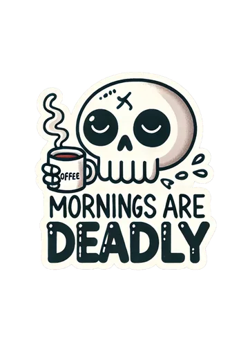 Skeleton morning